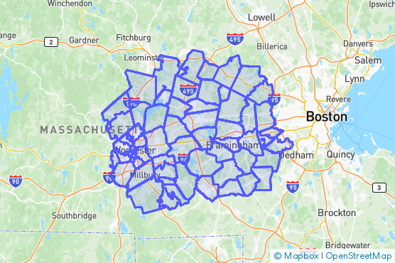 Service Area Map