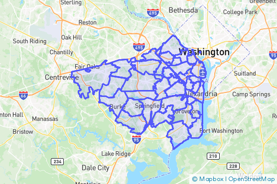 Service Area Map