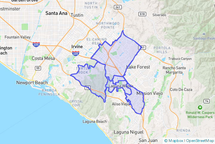 Service Area Map