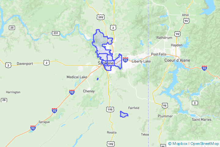 Service Area Map