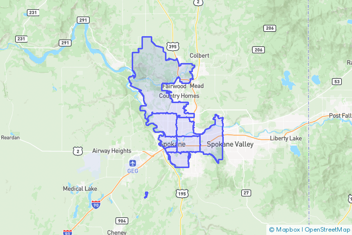 Service Area Map