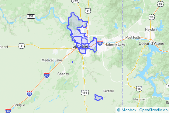 Service Area Map