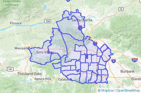 Service Area Map