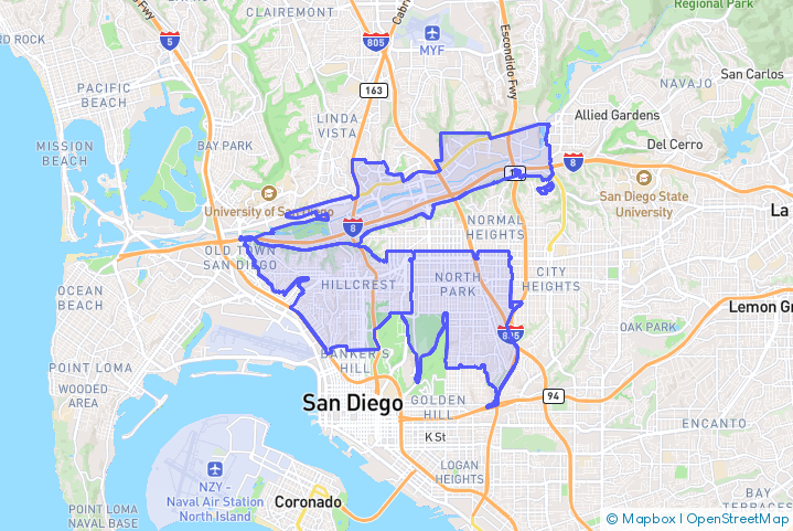 Service Area Map