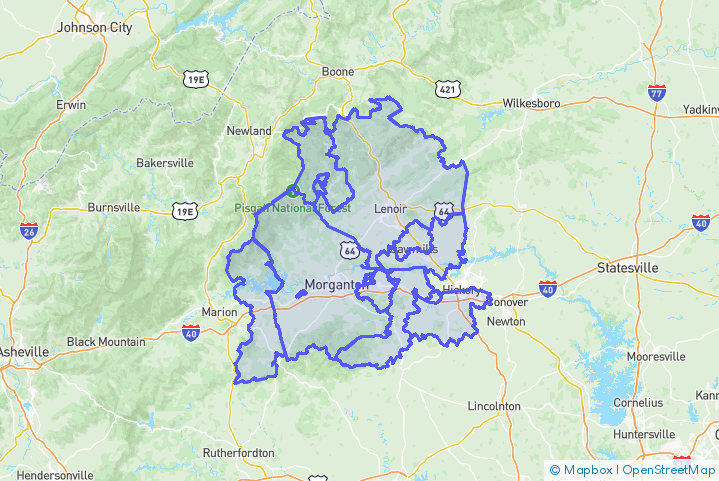 Service Area Map