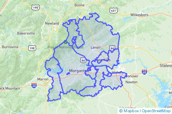Service Area Map