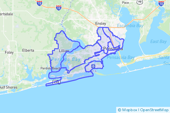 Service Area Map