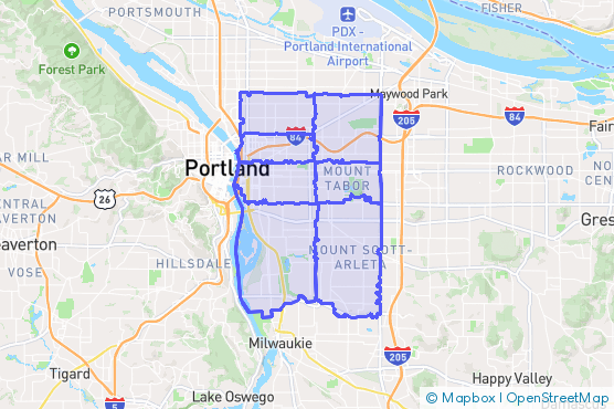 Service Area Map