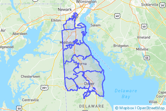 Service Area Map