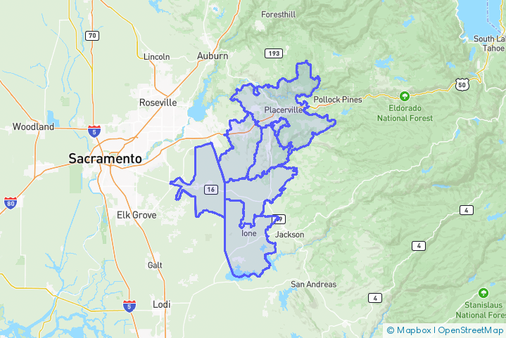 Service Area Map