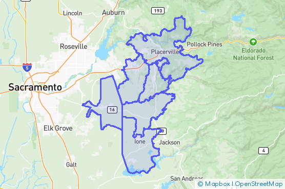 Service Area Map