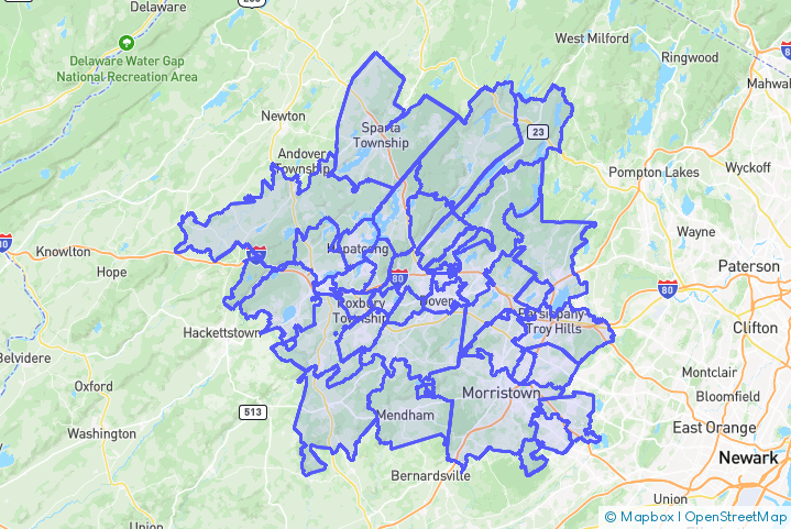 Service Area Map