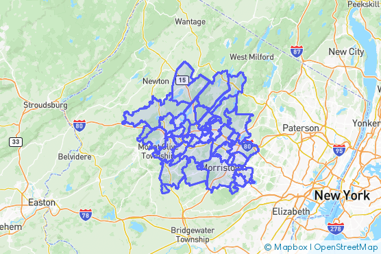 Service Area Map