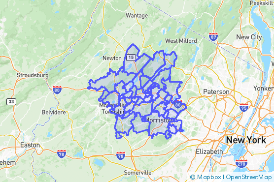 Service Area Map