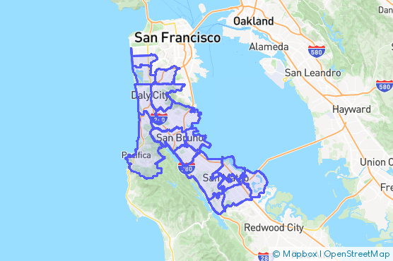 Service Area Map