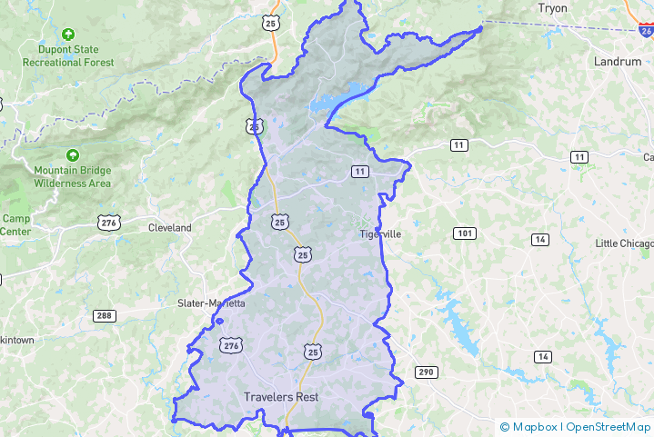 Service Area Map