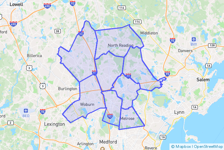 Service Area Map