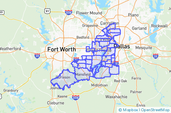 Service Area Map
