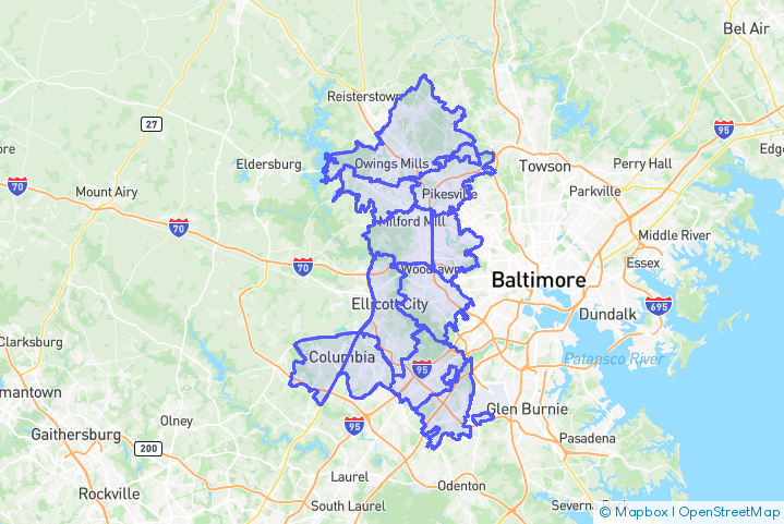 Service Area Map