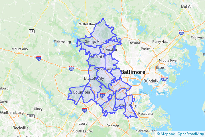 Service Area Map