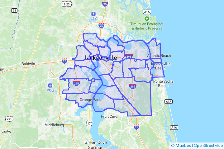 Service Area Map