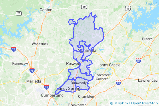 Service Area Map