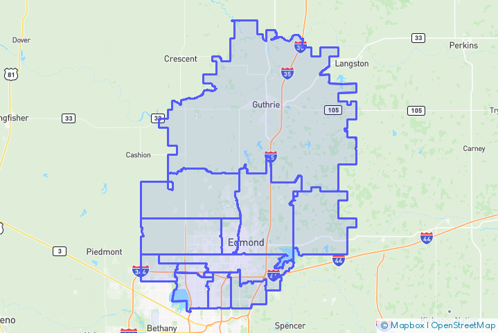 Service Area Map