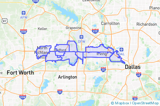 Service Area Map