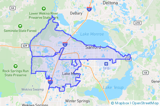 Service Area Map