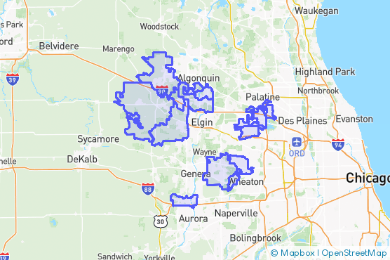 Service Area Map