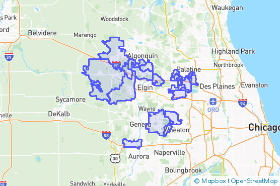 Service Area Map